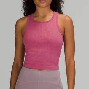 Ebb to Street Crop Tank in Pink Lychee by Lululemon